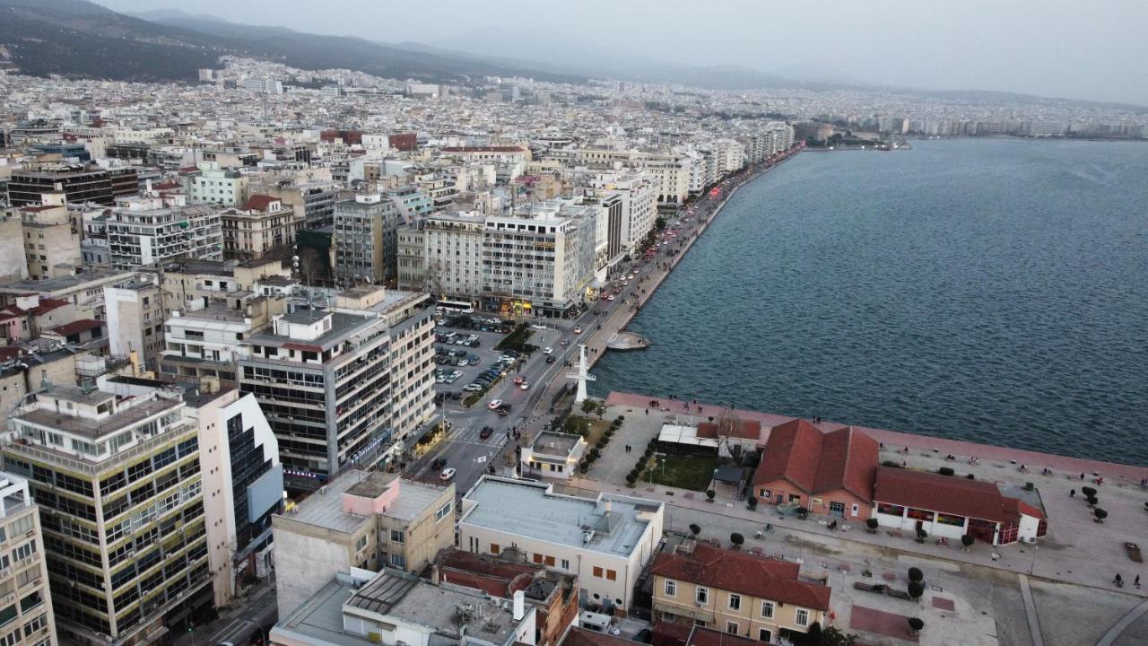 Celestial Luxury Skg Port Apartment Tesalonika Bagian luar foto